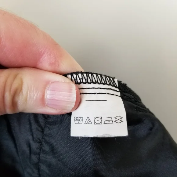 FIRM Calvin Klein Black Nylon Slacks size 12 - Picture 2 of 7